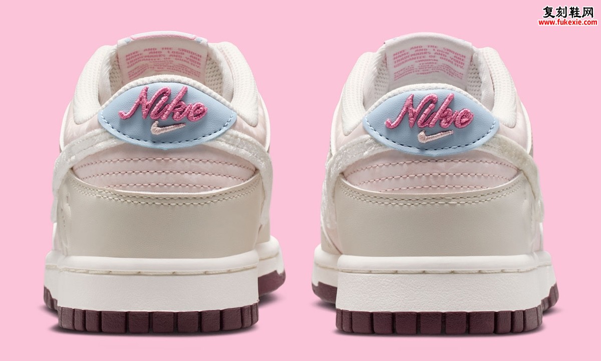 耐克2026情人节主题Dunk Low低调释出:心形细节点缀女性专属设计 将于明年二月发售