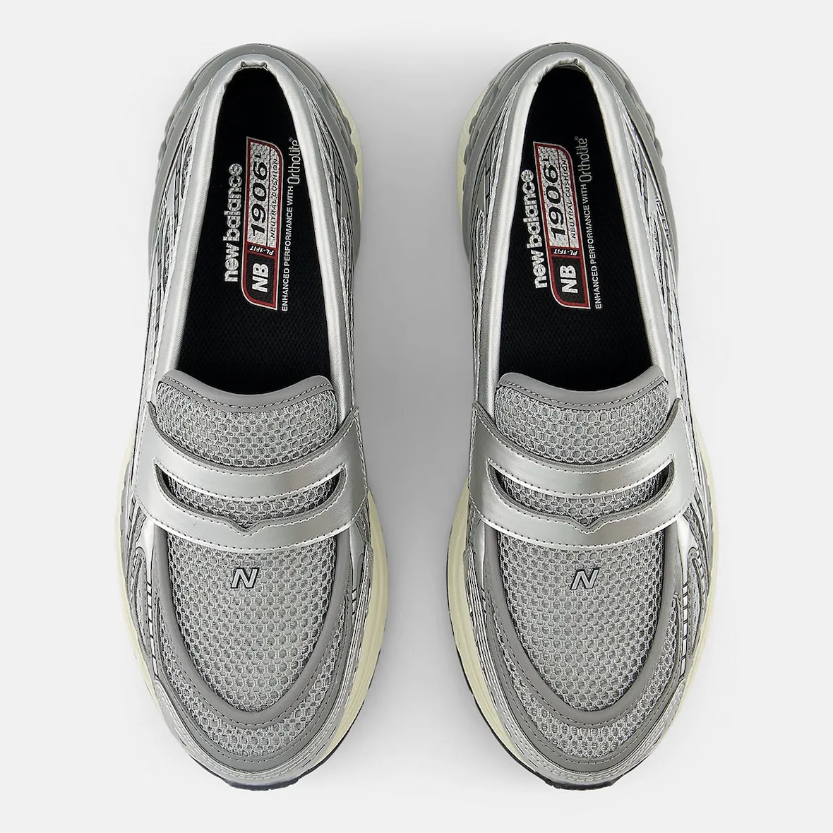 New Balance 1906L金属银乐福鞋7月7日补货，乐福运动混血设计重塑通勤美学