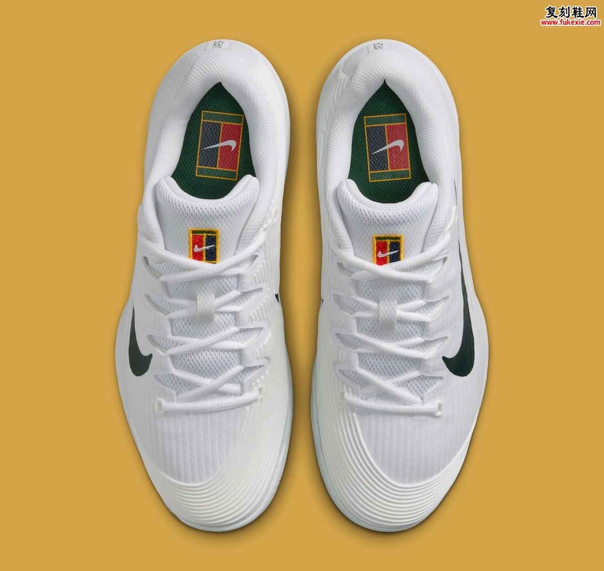 耐克Vapor 12 Hypersmash温网双色套装2026夏季发售,绿紫金红致敬草地大满贯百年优雅传统