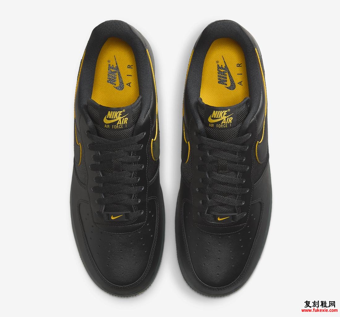 【原创】NIKE AIR FORCE 1 LOW 耐克空军1低 黑色和大学金色 货号：FZ4617-001