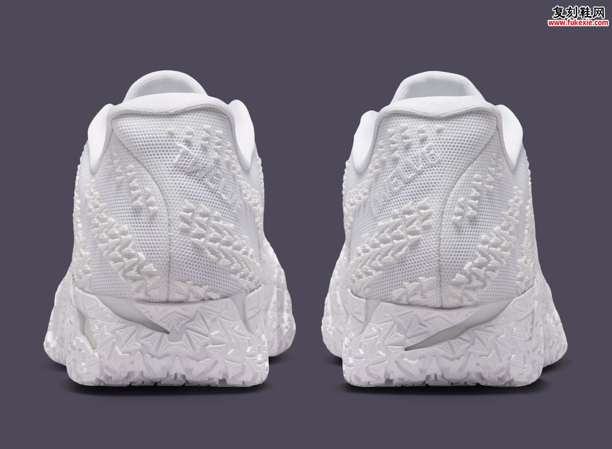 Nike Ja 3 Triple White 全白团队银行配色三角纹理实战篮球鞋 2026 年 7 月低调上市插图4 Nike Ja 3 Triple White 全白团队银行配色三角纹理实战篮球鞋 2026 年 7 月低调上市