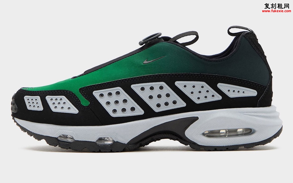 Nike Air Max Sunder “Pine Green”「松绿」复刻2025秋季回归，拉链设计+全掌气垫
