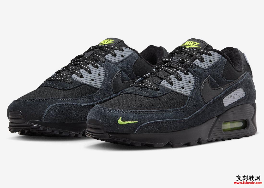 耐克为这款 AIR MAX 90 添加了 VOLT MINI SWOOSHES