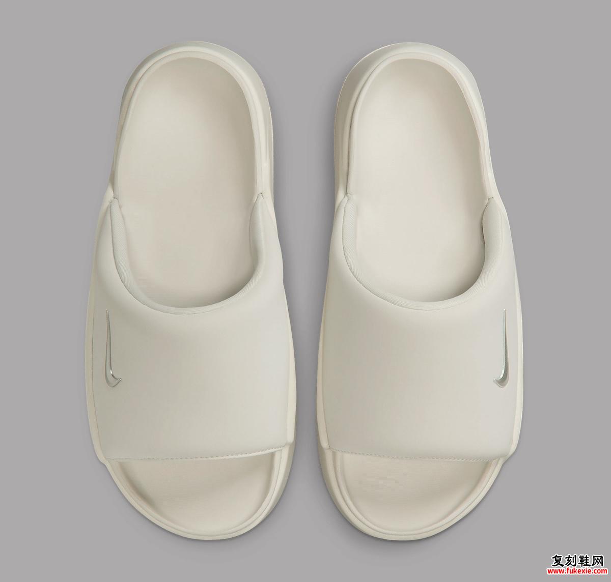 Nike Calm Elevation Slide “Sail/Silver” 2025深度解析：极简主义与机能美学的夏日革命