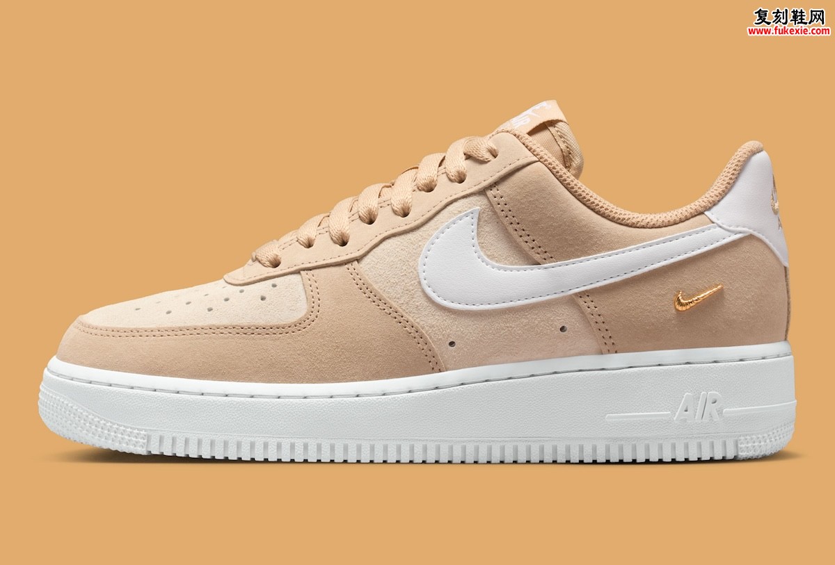 Nike Air Force 1 Low「亚麻/沙色」2026年春季发售 温暖麂皮重塑经典中性美学