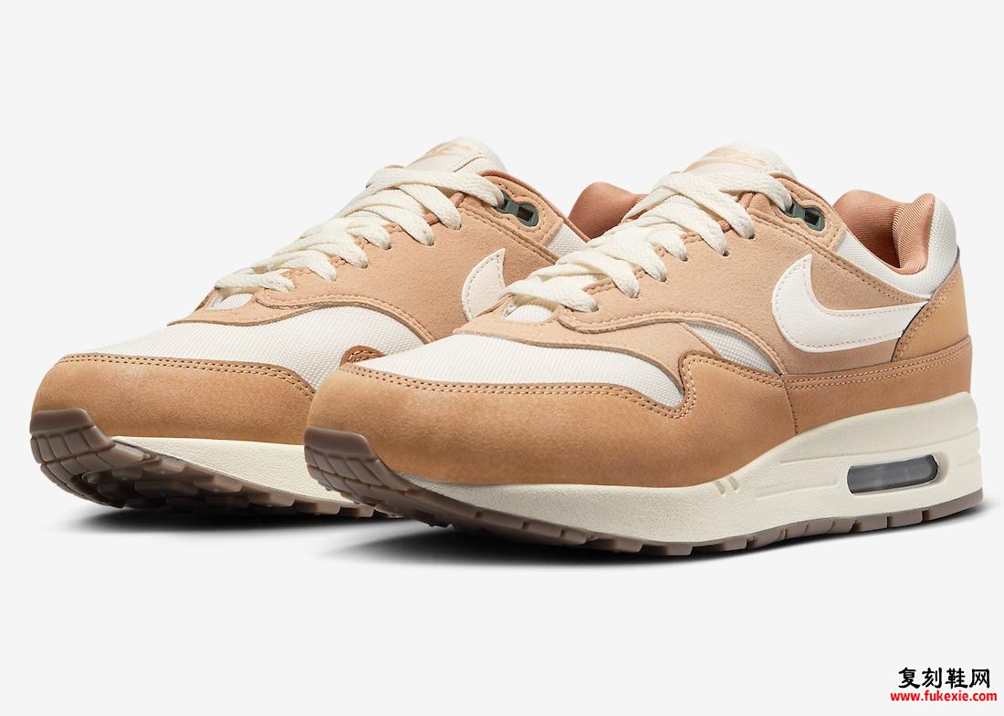 耐克AIR MAX 1“WHEAT”将于2024年春季发布 货号：FZ3598-299