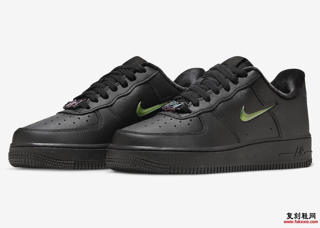 全黑空军一号 Nike Air Force 1 Low “Just Do It” 货号：FB8251-001