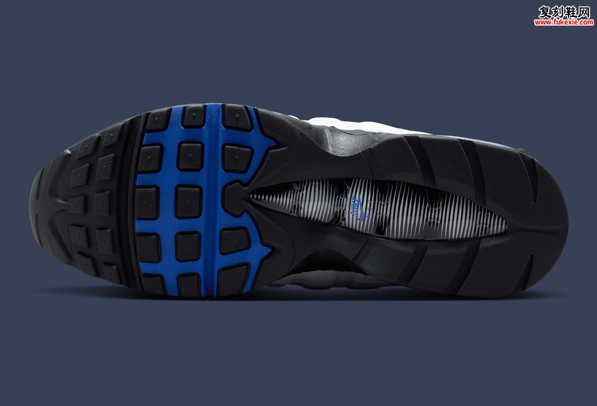 绿茵基因注入经典跑鞋:Nike Air Max 95“Total 90”赛车蓝配色2026夏季登场