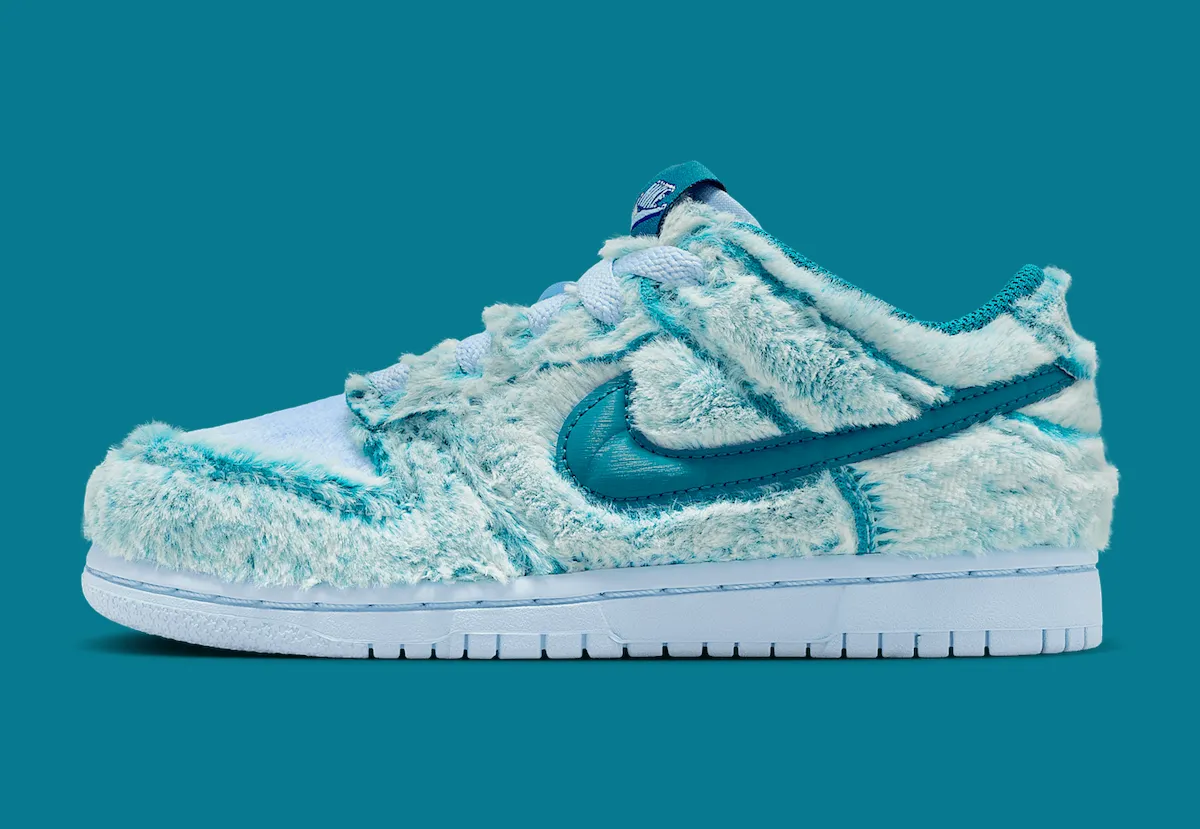 Nike Dunk Low “Abominable Snowman”毛绒雪怪主题Dunk Low携专属挂饰萌趣上市