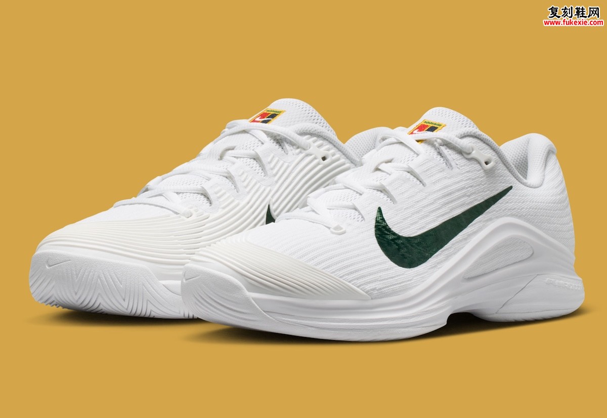 耐克Vapor 12 Hypersmash温网双色套装2026夏季发售,绿紫金红致敬草地大满贯百年优雅传统