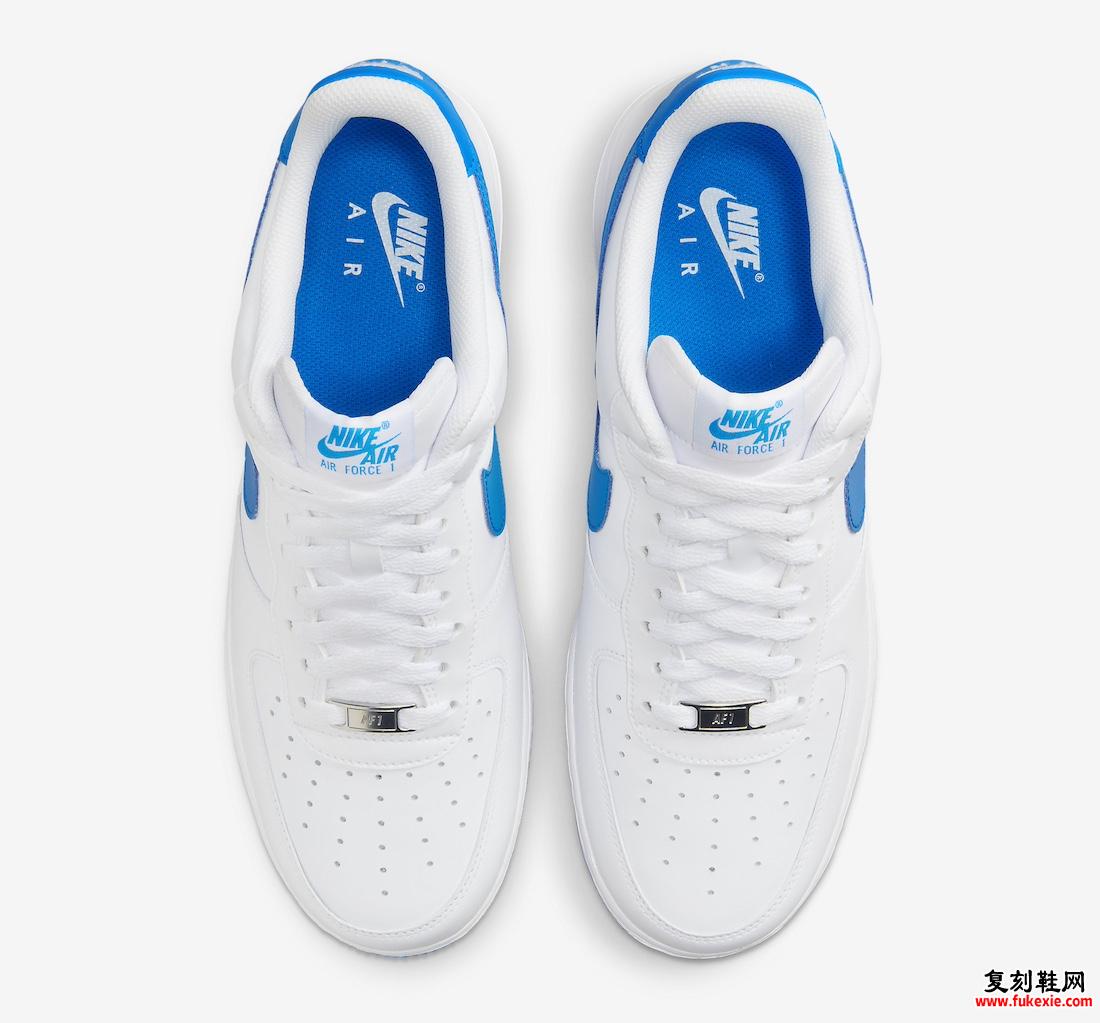 NIKE AIR FORCE 1 LOW 空军一号白蓝配色即将发售 货号：FJ4146-103