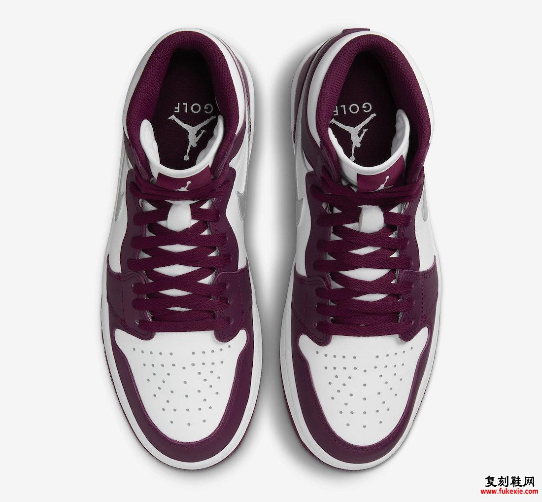 AIR JORDAN 1 HIGH GOLF “BORDEAUX” 2023 年夏季鞋款