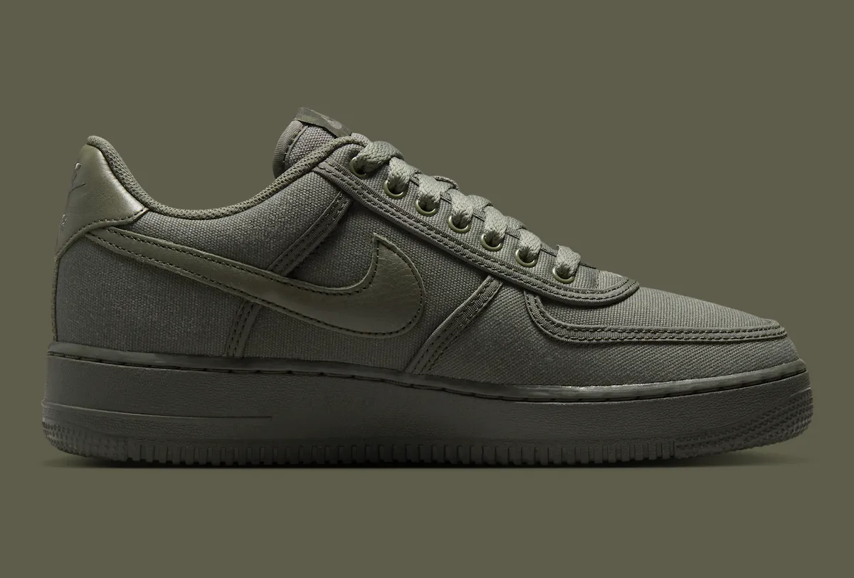 TUNE x Nike Air Force 1 CVS Wardrobe Unlocked 橄榄绿帆布可做旧 首尔鞋店联名致敬90年代韩国街头球鞋文化