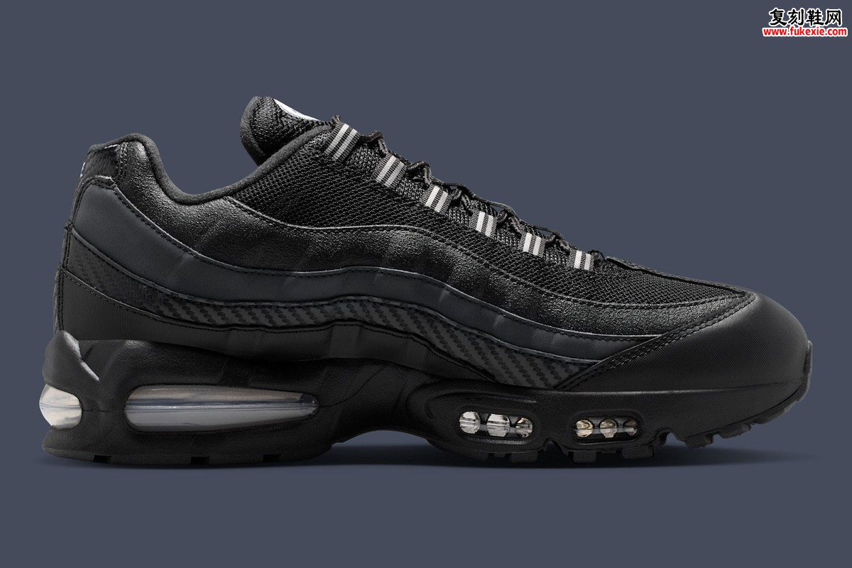 Nike Air Max 95“黑/金属银”2026夏季发售,三层质感黑色重塑经典肌肉跑鞋