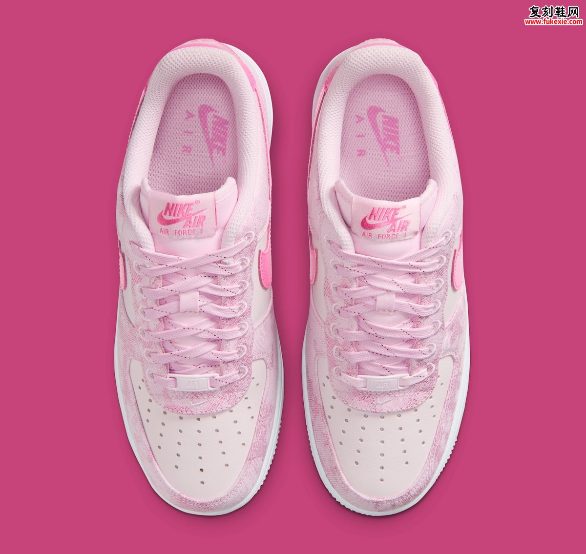 Nike Air Force 1 Low“Pink Foam”2026夏季发售,粉润皮革搭配织物注入甜美复古气息