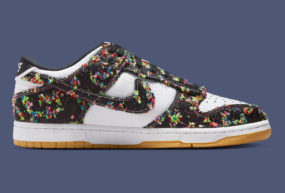 五彩纸屑风暴来袭！Nike Dunk Low熊猫狂想曲限定款解密 货号：IB2263-100