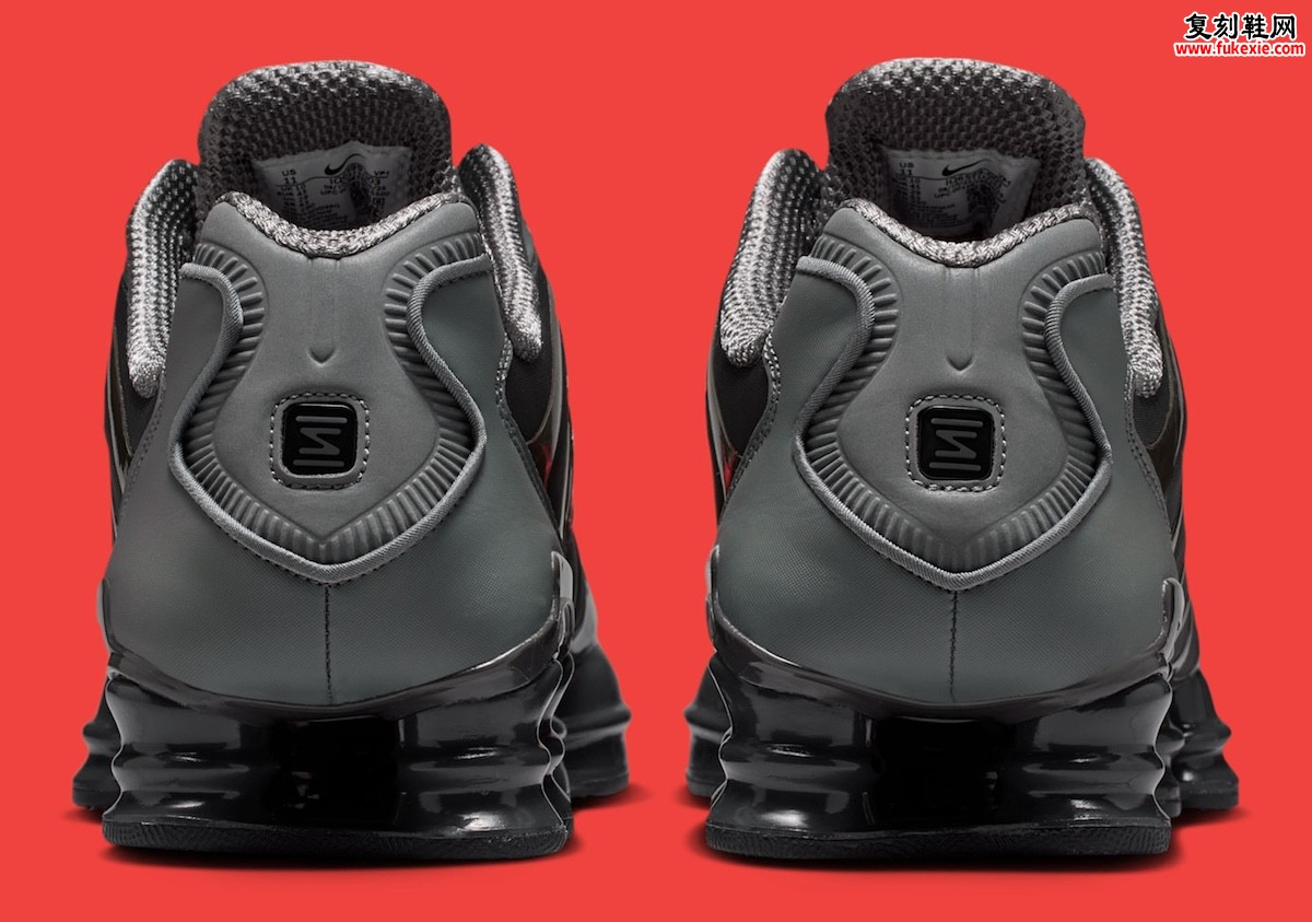 Nike Shox TL SE “Smoke Grey/Bright Crimson” 以深色基调重塑千禧年机械美学