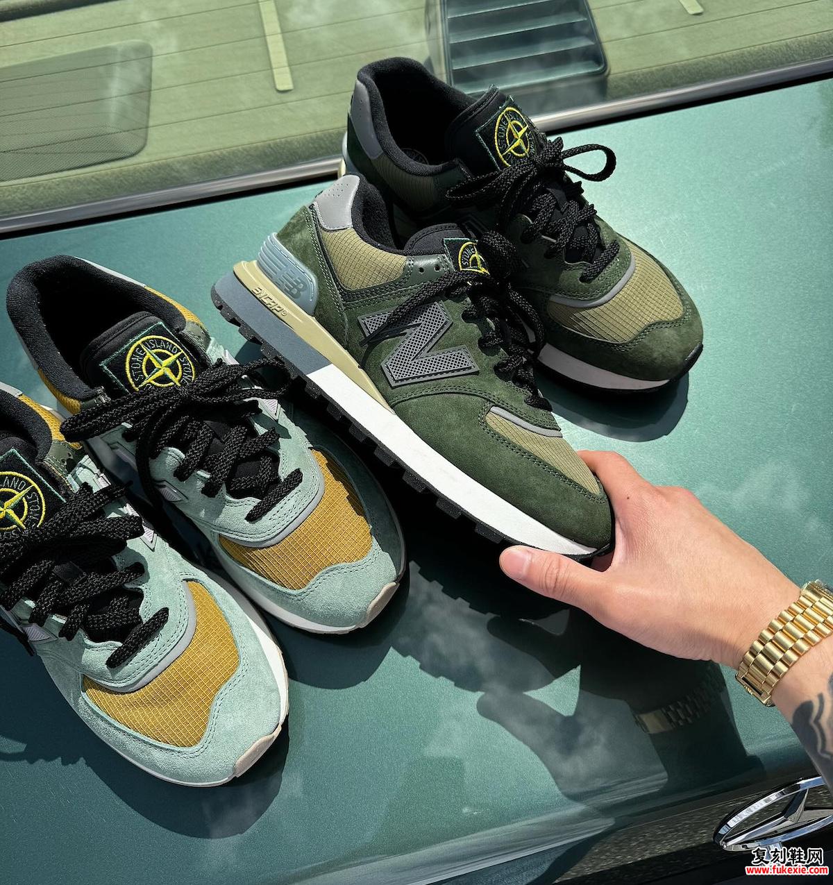 STONE ISLAND X NEW BALANCE 574 LEGACY PACK 将于 2024 年 6 月发售