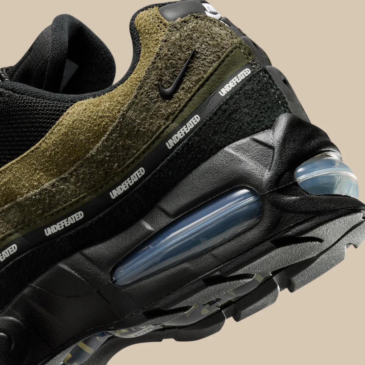 UNDEFEATED x Nike Air Max 95 “La Brea”联名橄榄绿配色发布 洛杉矶收官城市系列
