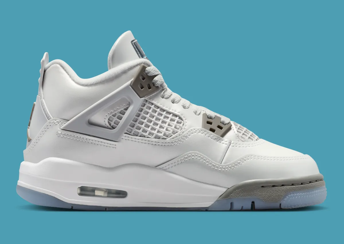专为少年打造的冠军基因！Air Jordan 4 GS“蓝霜”11月1日登场，冰感设计致敬伟大