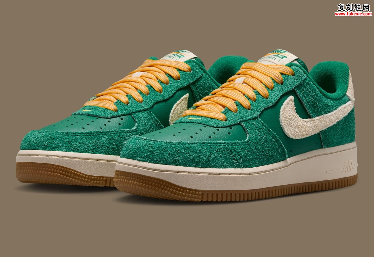 Nike Air Force 1 “Game Day” 孔雀绿配色致敬复古运动精神，2026年6月20日正式发售缩略图