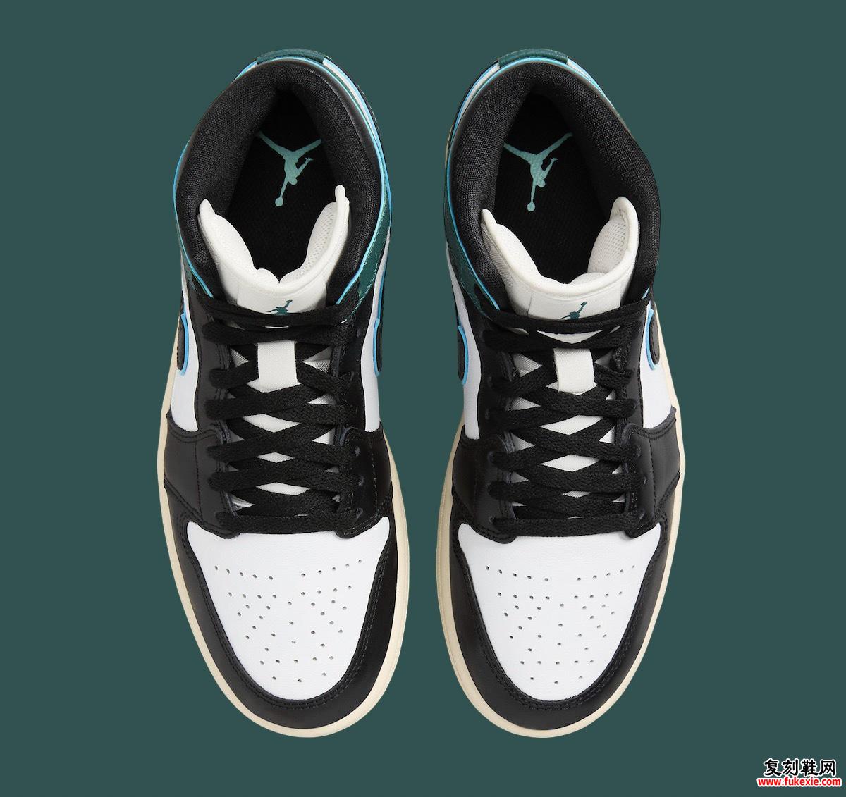 AIR JORDAN 1 MID “OXIDIZED GREEN” 将于 2024 年夏季发售 货号：FQ7818-100