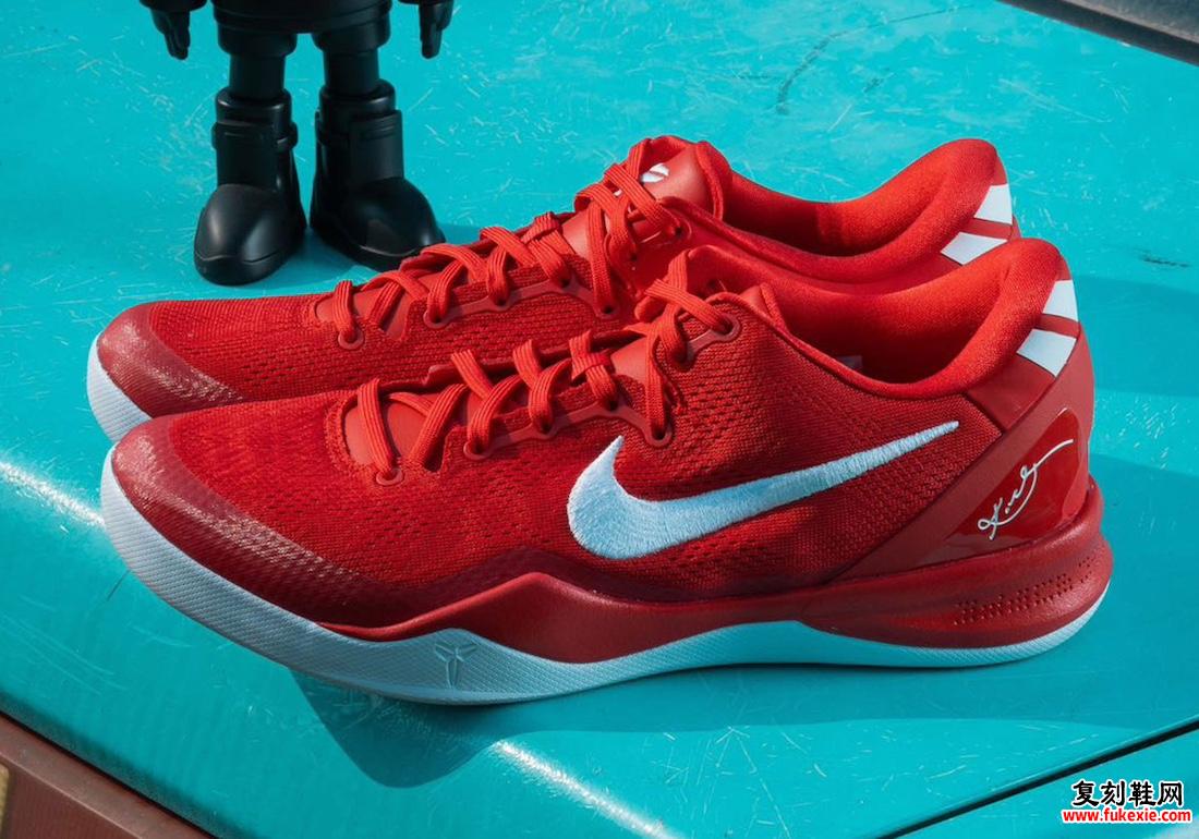 NIKE KOBE 8 PROTRO “UNIVERSITY RED” 2024 秋季发售 货号：HF9550-600