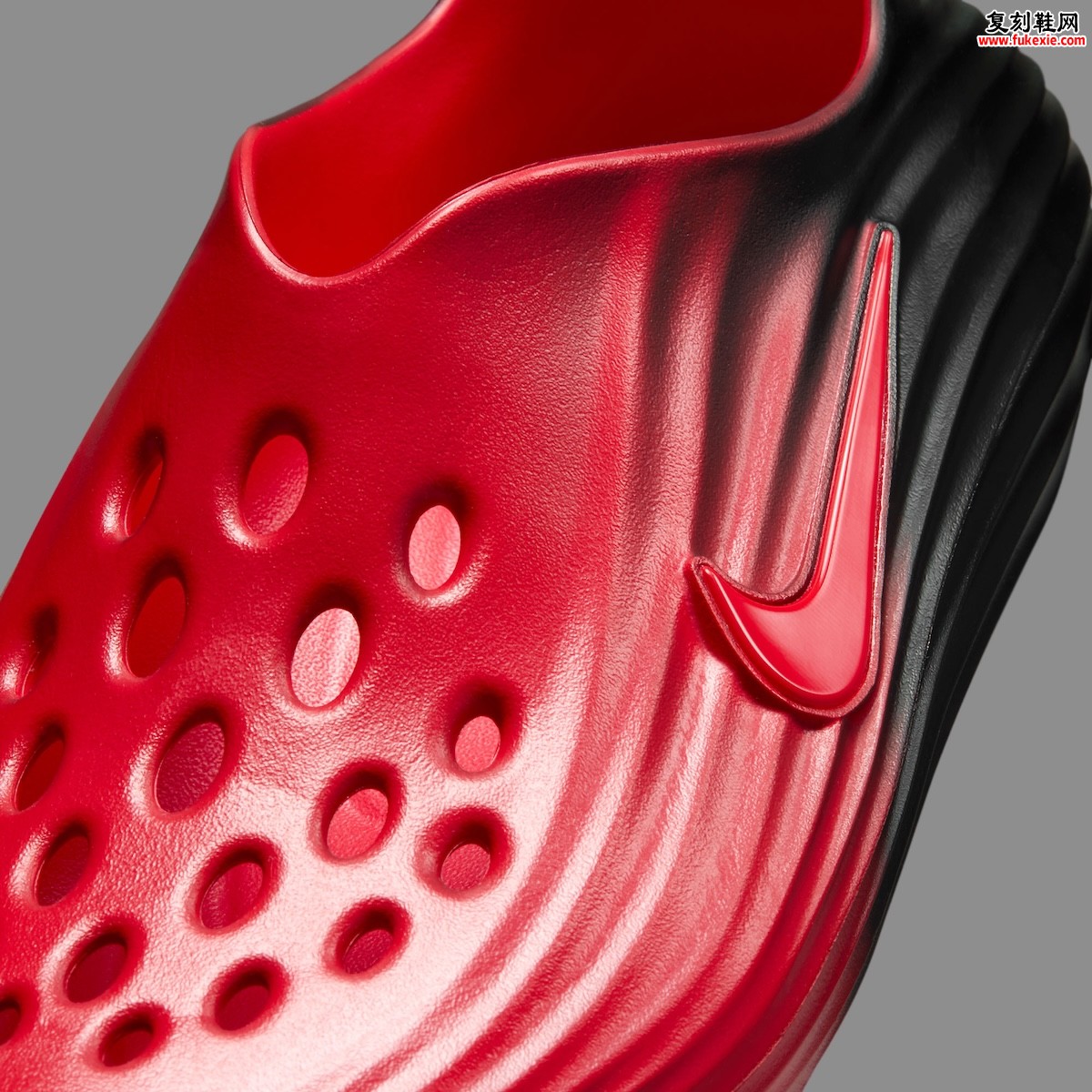 Nike ReactX Rejuven8“Bred Gradient”缓震通勤穆勒鞋70美元点燃夏季：大学红渐变黑诠释Rebrand