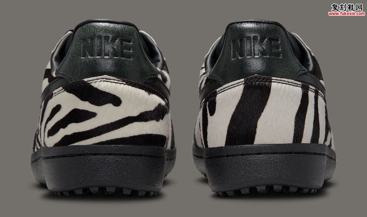 Nike Field General 82 “Zebra” “斑马纹”配色2025年发售，动物印花重塑复古训练鞋