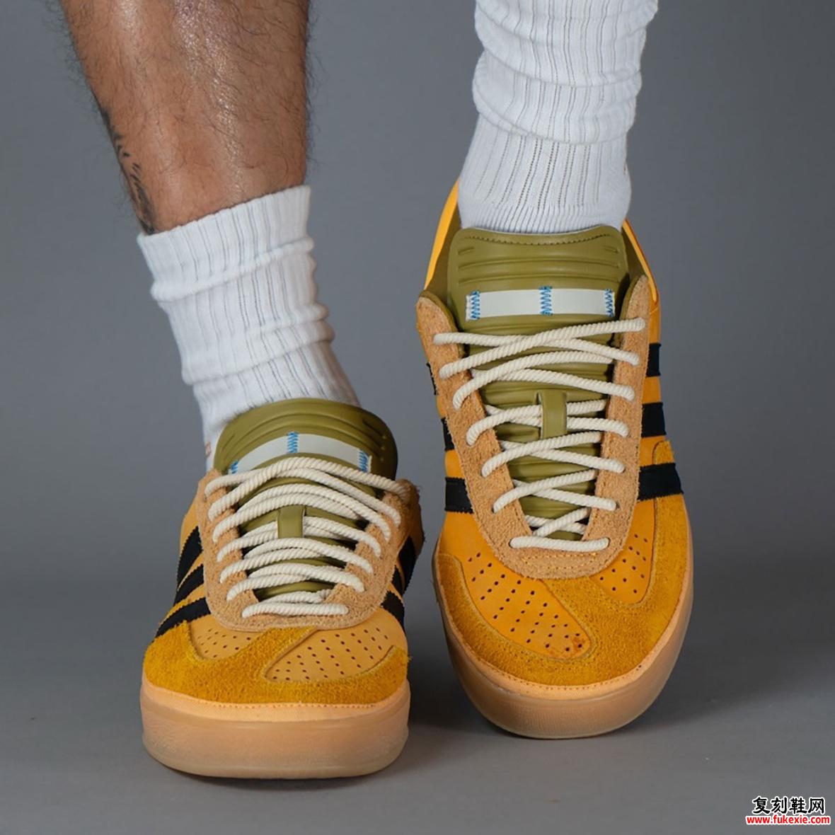 Bad Bunny x adidas Gazelle “Crew Yellow” 2025 年样品一起来欣赏