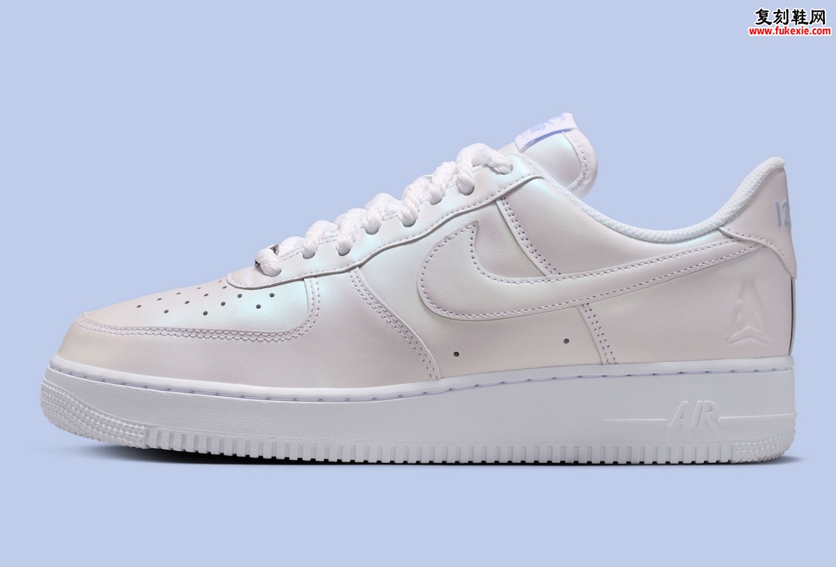 莫兰特Nike Air Force 1 Low珍珠白配色曝光，珠光鞋面配夜光细节与编织鞋带，2026年7月正式发售