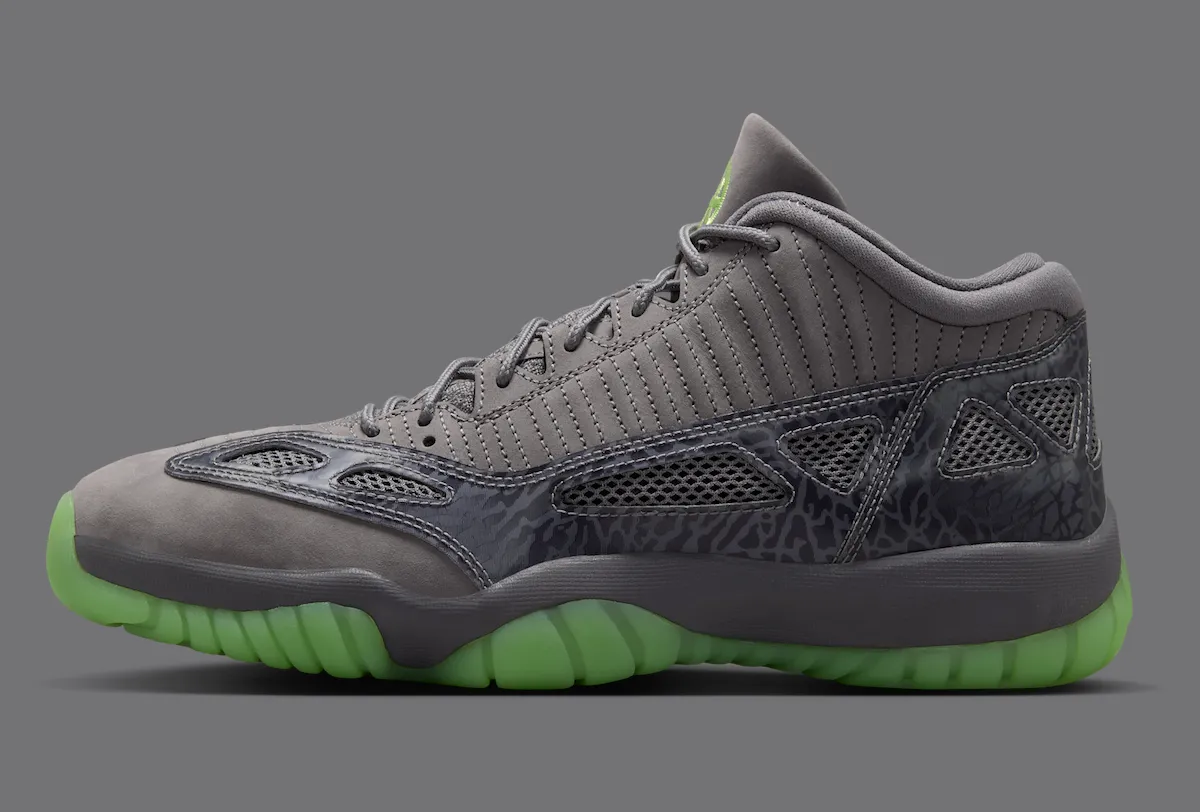 Quai 54 x Air Jordan 11 Low IE “Gunsmoke” 官图释出：巴黎街球盛宴的暗黑紫绿战靴