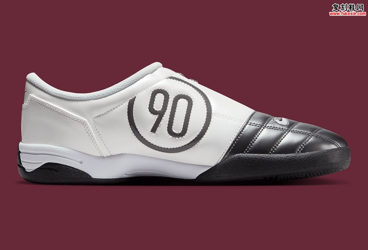 Nike Total 90 III石墨灰HQ2851-001发售！夜光鞋带+薄底科技重释足球街头美学