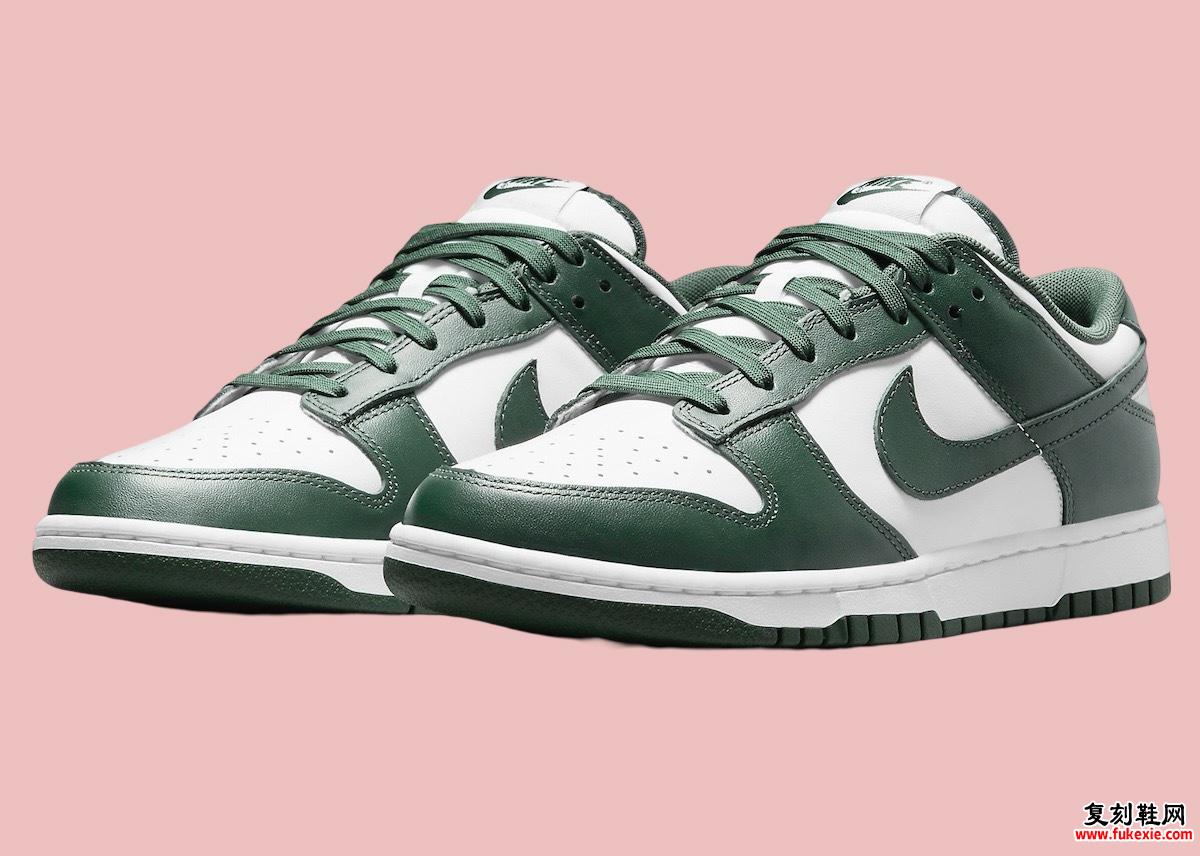 NIKE DUNK LOW“TEAM GREEN”将于 2024 年 5 月回归 货号：DD1391-101