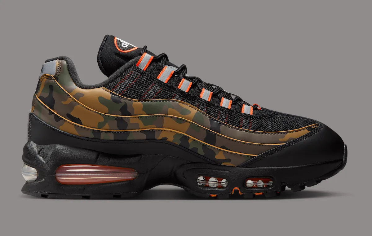 Nike Air Max 95 “Green Camo” “绿色迷彩”2025年9月发售,军事风重塑经典