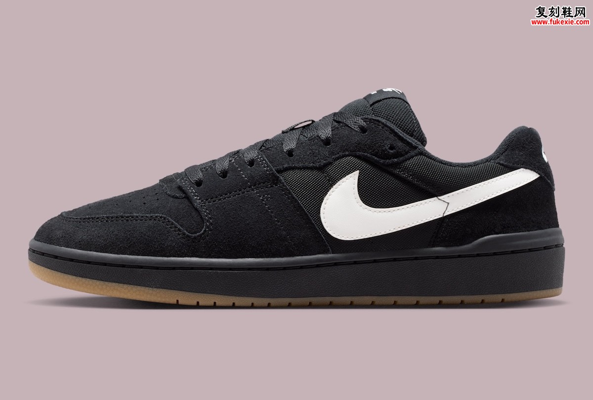 Nike SB Code 58 “Black Gum” 黑麂皮生胶底,2026夏季经典滑板公式回归插图1 Nike SB Code 58 “Black Gum” 黑麂皮生胶底,2026夏季经典滑板公式回归