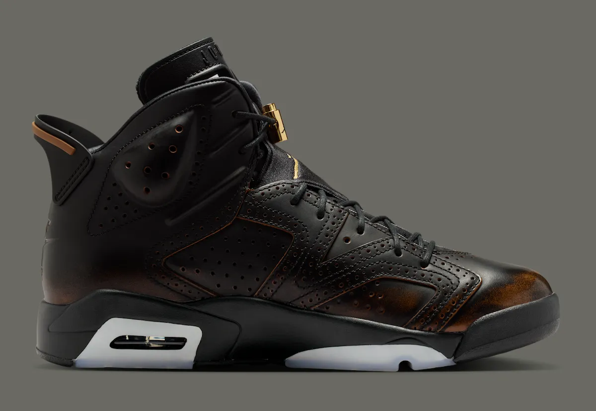 玄武再临：Air Jordan 6 ‘Xuan Wu’ 以精裁工艺与金色细节续写中国神话奢华系列