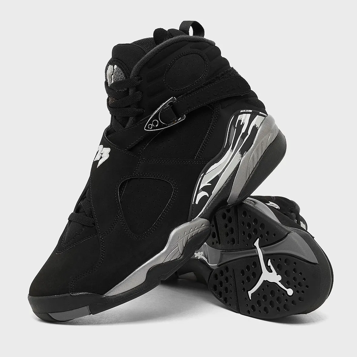 Air Jordan 8 “Chrome” 2026 复刻回归：经典黑魂配色时隔十年再度登场，9月12日正式发售