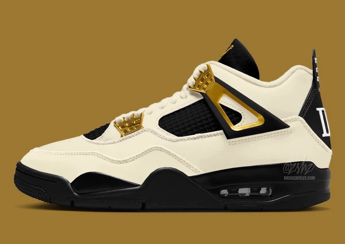 Air Jordan 4 “Musik” 致敬九十年代嘻哈黄金年代,卡其鞋面融合黑色细节与金色元素