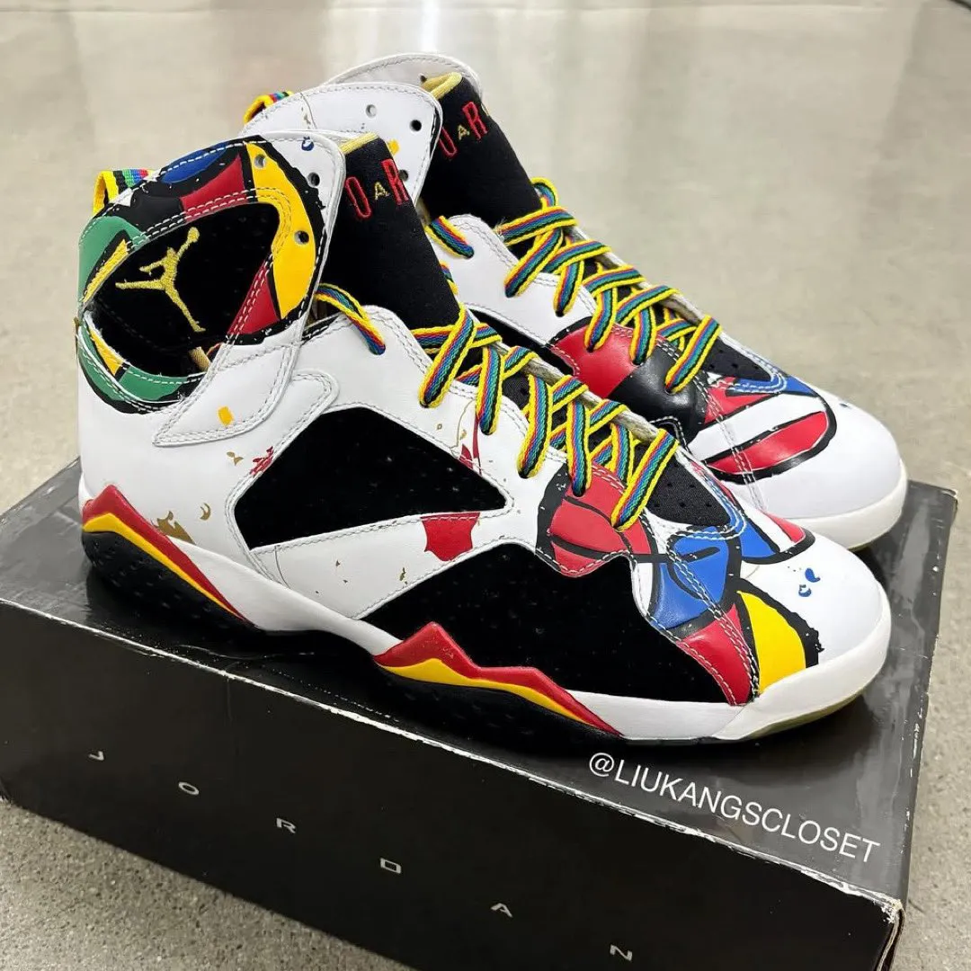 2026年Air Jordan 7 Miro 18年后首次复刻发售确认，六色鞋带盒装限量编号致敬米罗女人与鸟雕塑
