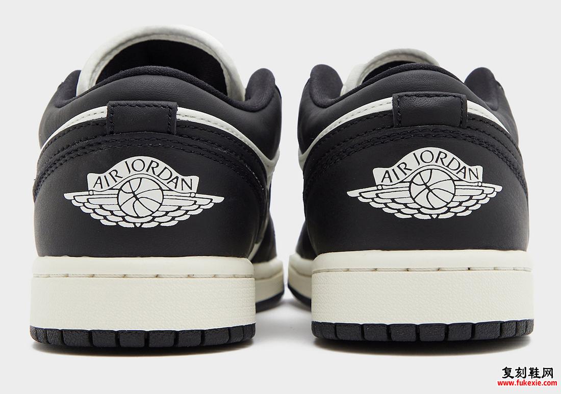 抢先欣赏：AIR JORDAN 1 LOW“VINTAGE PANDA” 货号：FB9893-101