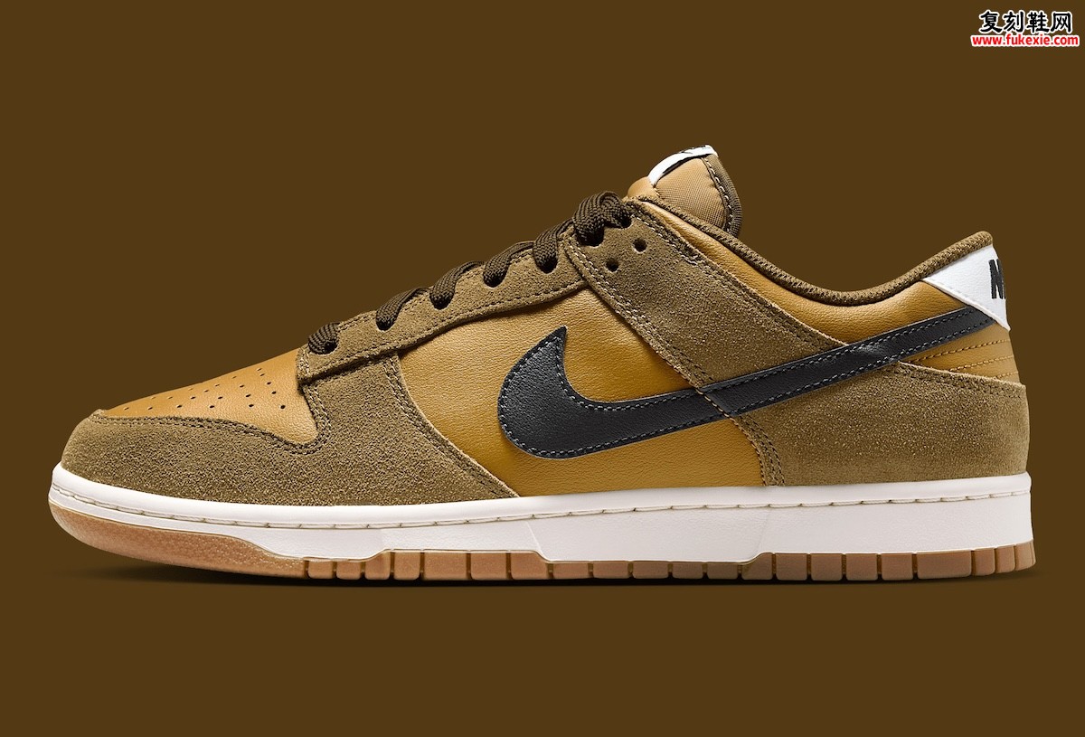 棕调当道!Nike Dunk Low SE「赭石棕」秋日低调登场,125美元静水深流