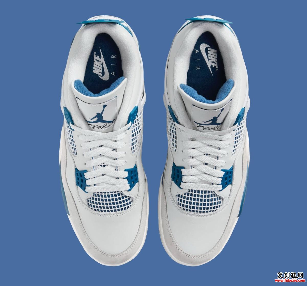 AIR JORDAN 4 “MILITARY BLUE” 将于 2024 年 5 月回归 货号：FV5029-141