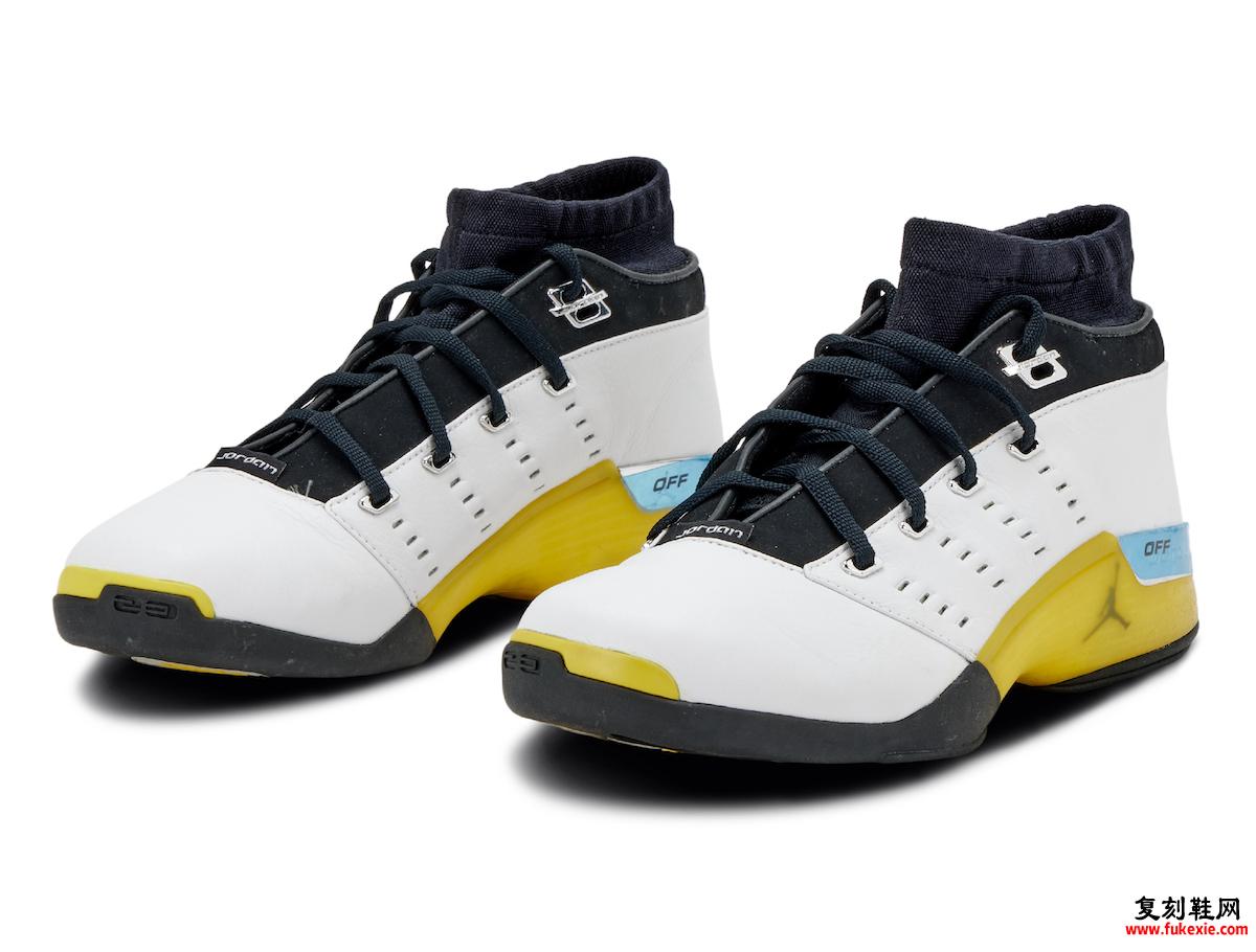 AIR JORDAN 17 LOW “LIGHTNING” 2023年2月回归 货号：FJ0395-100