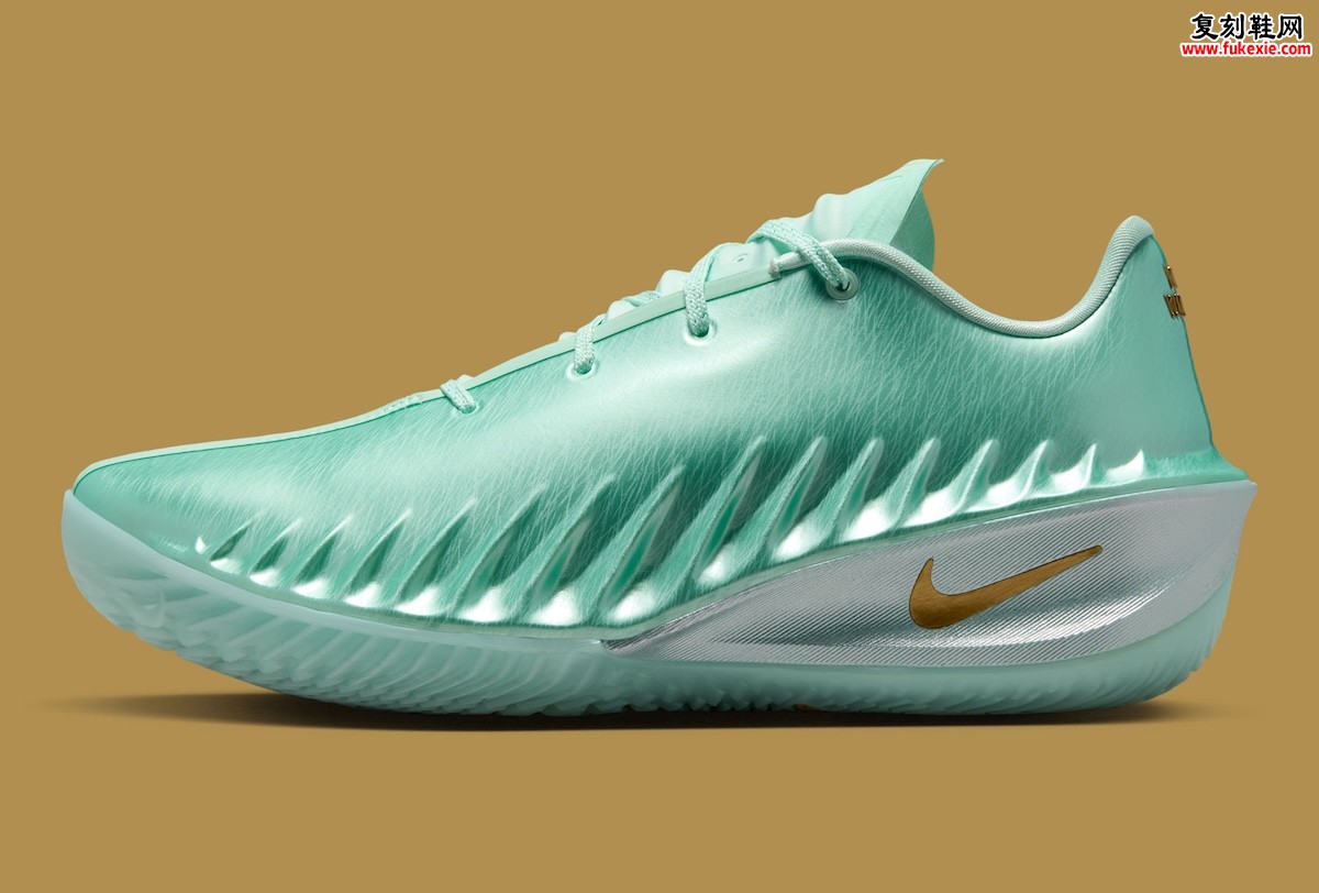 文班亚马自由女神PE：Nike GT Cut 4薄荷绿配色致敬法国，后跟英法双语‘You’re Welcome’
