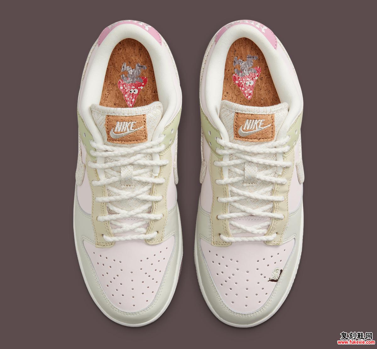 Nike Dunk Low “Mushroom” 深度解析：自然美学与少女力觉醒的春日盛宴