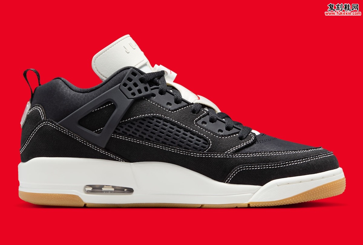 2026春季发售的乔丹Spizike低帮“黑色牛仔”全新质感解析与购买指南评测与收藏价值的
