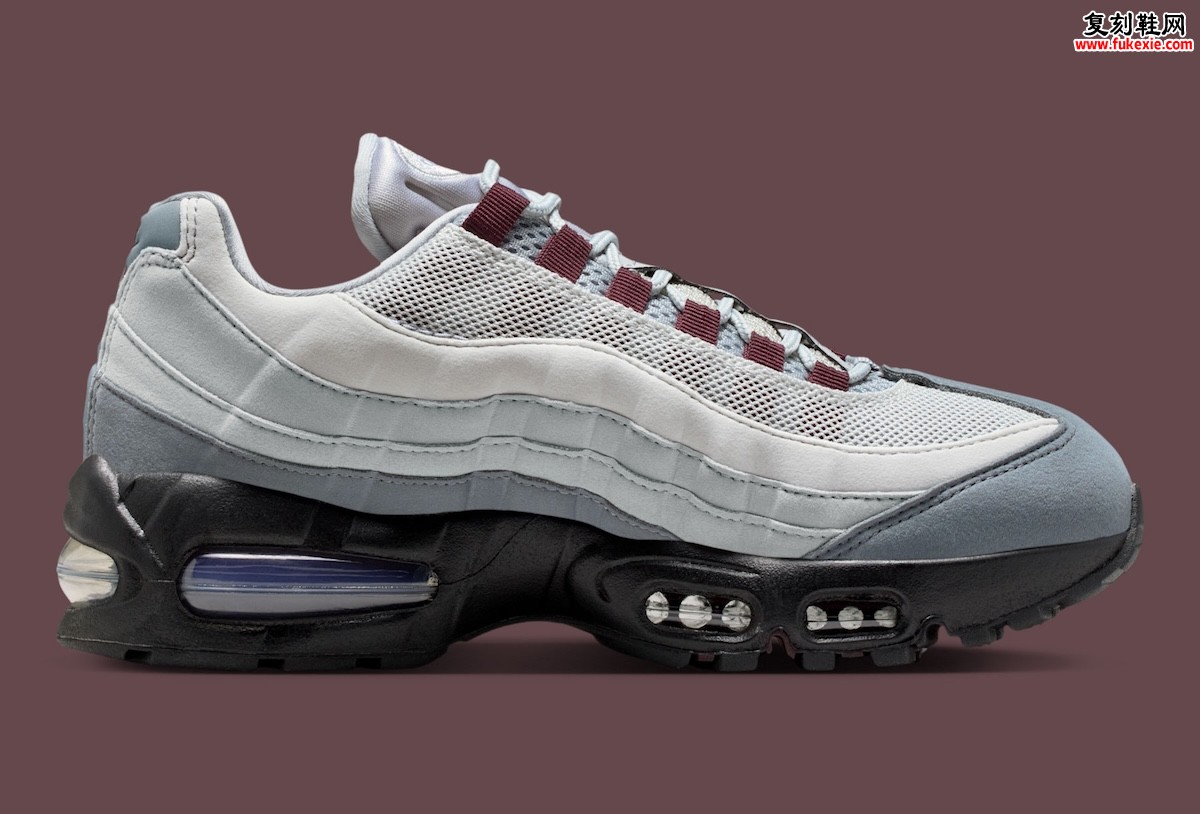 Nike Air Max 95 “Smoke Grey/Burgundy Crush” “烟灰红酒”2025秋日登场，复古未来风拉满