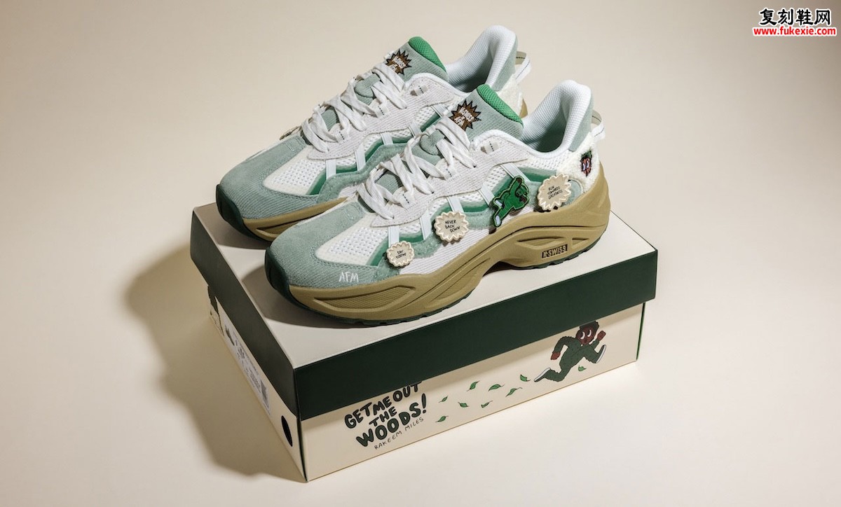 Rakeem Miles x K-Swiss 联名鞋二代发售 可拆卸徽章传递励志宣言