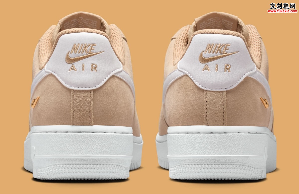 Nike Air Force 1 Low「亚麻/沙色」2026年春季发售 温暖麂皮重塑经典中性美学